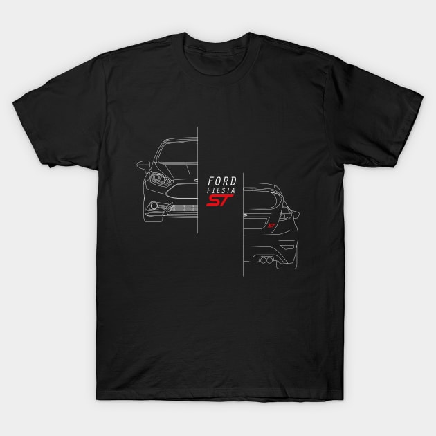 Ford Fiesta ST T-Shirt by AliceEye555